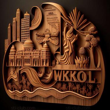 3D модель Мехико в Мексике (STL)